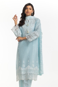 UAE-3PC Lawn Embroidered Suit IUSTKSD-565