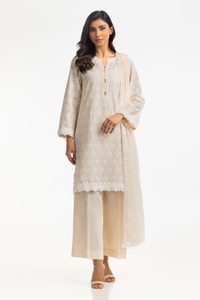 UAE-3PC Lawn Embroidered Suit IUSTKSD-570