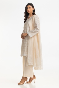 UAE-3PC Lawn Embroidered Suit IUSTKSD-570