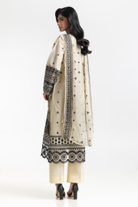 UAE-3PC Lawn Embroidered Suit IUSTKSD-581
