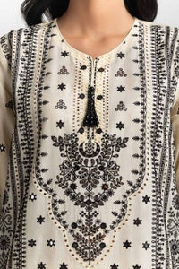 UAE-3PC Lawn Embroidered Suit IUSTKSD-581