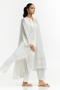 UAE-3PC Lawn Embroidered Suit IUSTKSD-603