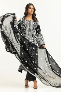 UAE-3PC Lawn Embroidered Suit IUSTKSD-670