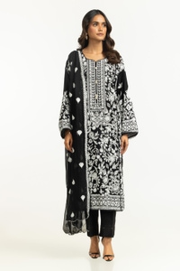 UAE-3PC Lawn Embroidered Suit IUSTKSD-670