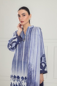 UAE-3PC Lawn Lacquer Printed Suit IUSTKSD-505