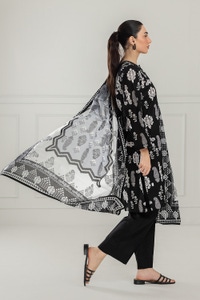 UAE-3PC Lawn Printed Suit IUSTKSD-503