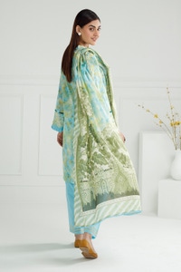 UAE-3PC Lawn Printed Suit IUSTKSD-507