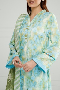 UAE-3PC Lawn Printed Suit IUSTKSD-507