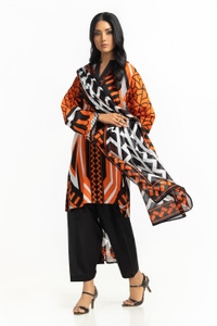 UAE-3PC Lawn Printed Suit IUSTKSD-510