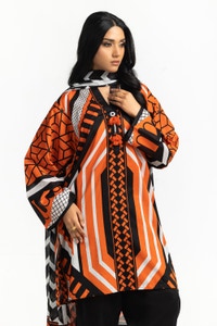 UAE-3PC Lawn Printed Suit IUSTKSD-510