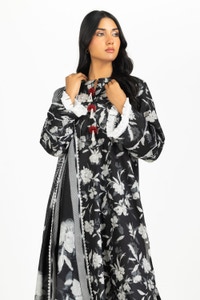 UAE-3PC Lawn Printed Suit IUSTKSD-517