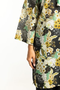 UAE-3PC Lawn Printed Suit IUSTKSD-676