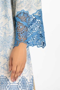 UAE-3PC Lawn Schiffli Embroidered Suit IUSTKSD-597