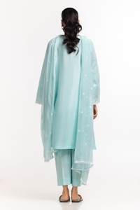 UAE-3PC Lawn Schiffli Embroidered Suit IUSTKSD-604