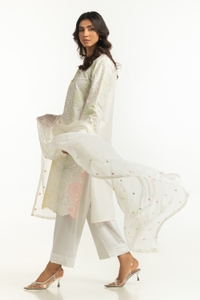 UAE-3PC Lawn Schiffli Embroidered Suit IUSTKSD-618