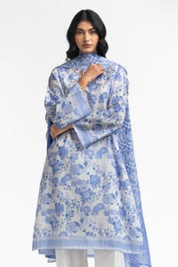 UAE-3PC Lawn Printed Embroidered Suit IUSTKSD-495