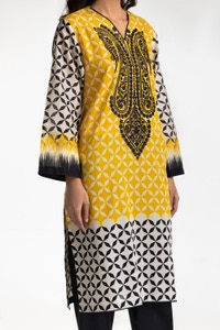 UAE-3PC Lawn Printed Embroidered Suit IUSTKSD-497