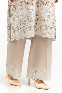 UAE-3PC Printed Suit with Embroidered IUSTKSD-616