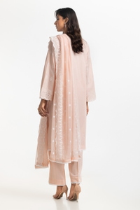UAE-3PC Lawn Schiffli Embroidered Suit IUSTKSD-532