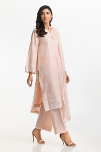 UAE-3PC Lawn Schiffli Embroidered Suit IUSTKSD-532