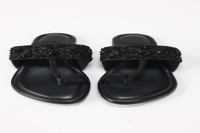 UAE-Women Black kolhapuri IFS-KLP25-001