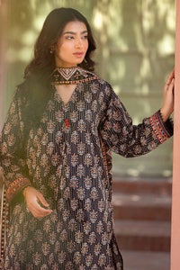 UAE -3PC Printed Lawn Unstitched Suit CL-32565