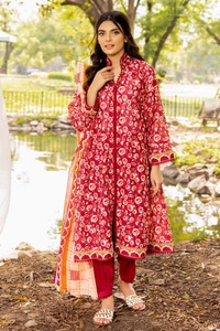 UAE -3PC Printed Lawn Unstitched Suit CL-32336 B