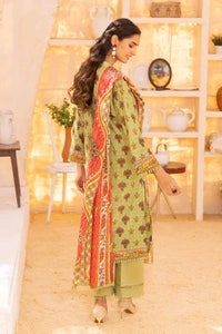 UAE -3PC Printed Lawn Unstitched Suit CL-32364 B