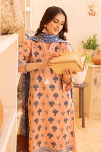 UAE -3PC Printed Lawn Unstitched Suit CL-32364 A