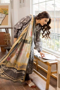 UAE -3PC Printed Lawn Unstitched Suit CL-32572