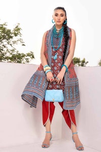 UAE -3PC Lawn Printed Unstitched Suit Cl-32450 A