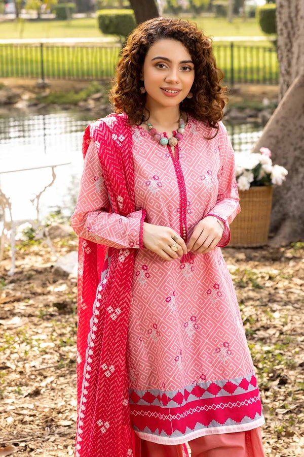 UAE -3PC Printed Lawn Unstitched Suit CL-32584 A