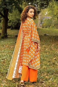 UAE -3PC Printed Lawn Unstitched Suit CL-32583 A