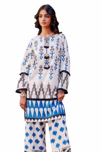 UAE -2PC Unstitched Jacquard Printed Suit with Lawn Trouser JT-42010