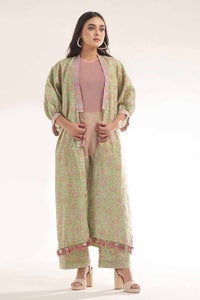 UAE -Unstitched Gold Printed Lawn Shirt SL-42034 B