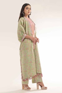 UAE -Unstitched Gold Printed Lawn Shirt SL-42034 B