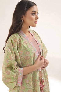 UAE -Unstitched Gold Printed Lawn Shirt SL-42034 B