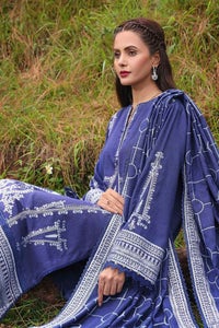 UAE -3PC Embroidered Dhanak Unstitched Suit DH-32001