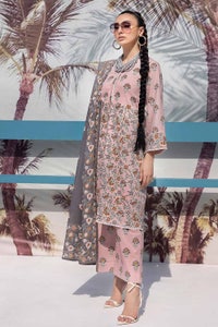 UAE -3PC Lacquer Printed Lawn Unstitched Suit CL-32461 A