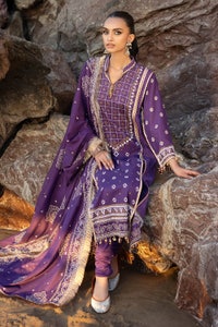 UAE -3 Piece Unstitched Embroidered Lawn Suit CL-52169
