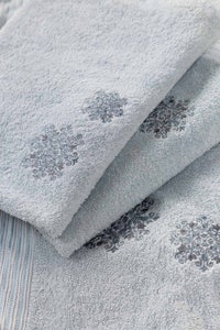 UAE -Air Combed 3Pc Embroidered Towel Set
