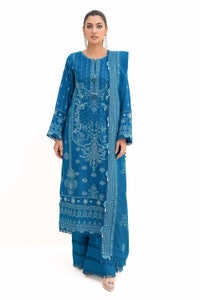UAE -3 Piece Unstitched Embroidered Acrylic Suit with Embroidered Acrylic Dupatta AP-42005
