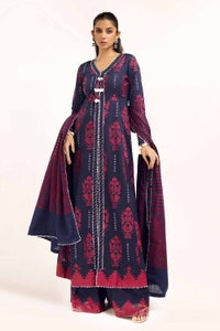 UAE -3 Piece Unstitched Jacquard Suit with Pashmina Dupatta AP-42023