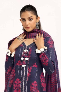 UAE -3 Piece Unstitched Jacquard Suit with Pashmina Dupatta AP-42023