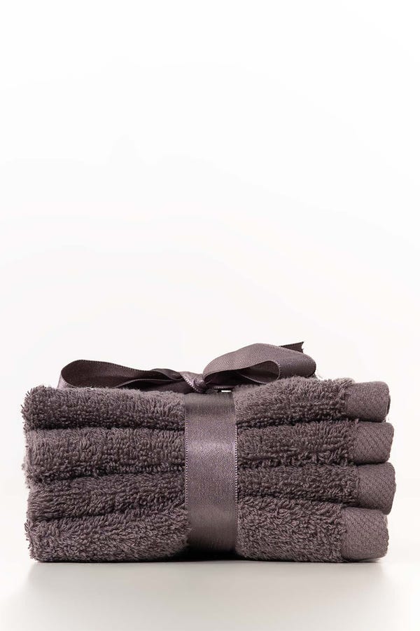 UAE -Ash Combed Face Towel Set 4pc
