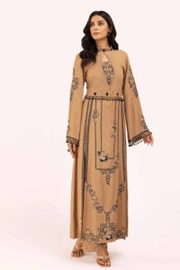 UAE -2 Piece Unstitched Embroidered Karandi Suit AT-42003