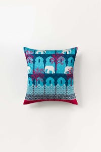 UAE -DC12-Elephant Digital Square Cushion Cover
