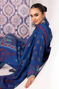 UAE -3PC Khaddar Printed Unstitched Suit K-32018