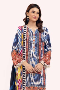 UAE -3 Piece Unstitched Printed Karandi Suit AY-42004