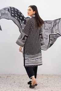 UAE -3PC Printed Lawn Unstitched Suit B-42014